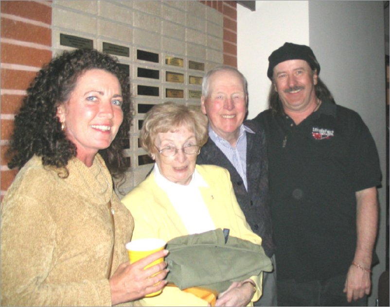 Kathy, Joyce & Bob Nicholson with Matt
