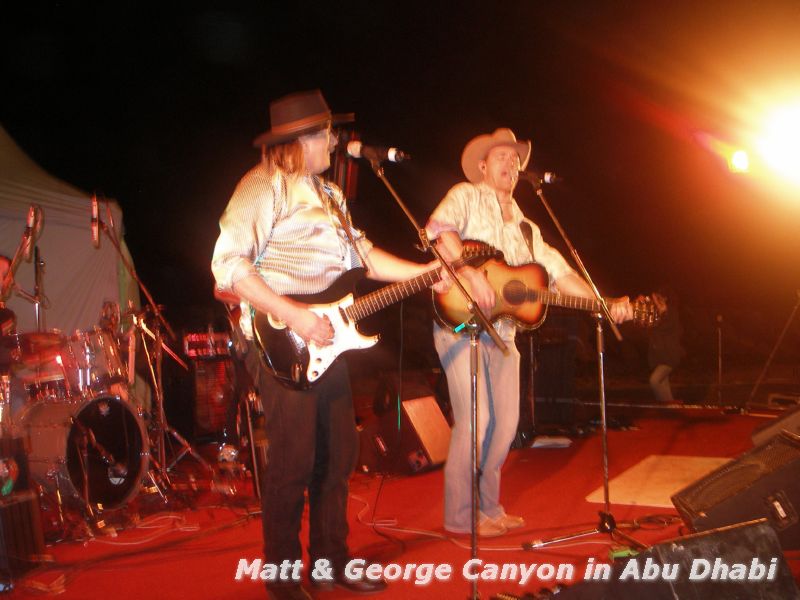 Matt & George Canyon in Abu Dhabi