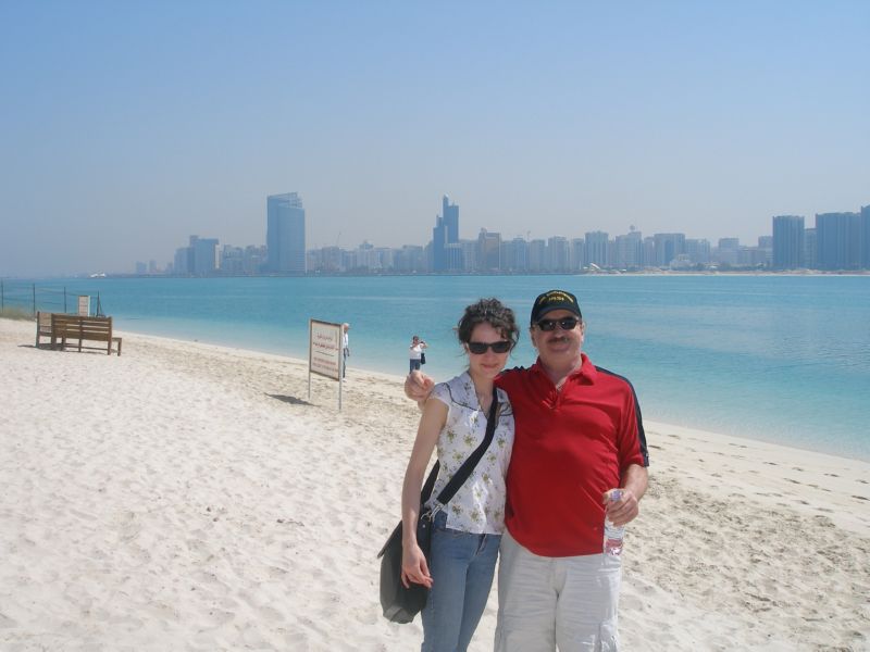 LisaMacIsaac Matt in AbuDhabi