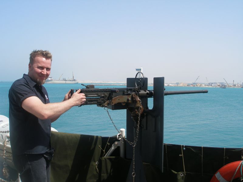 Shane on HMCS Charlottetown