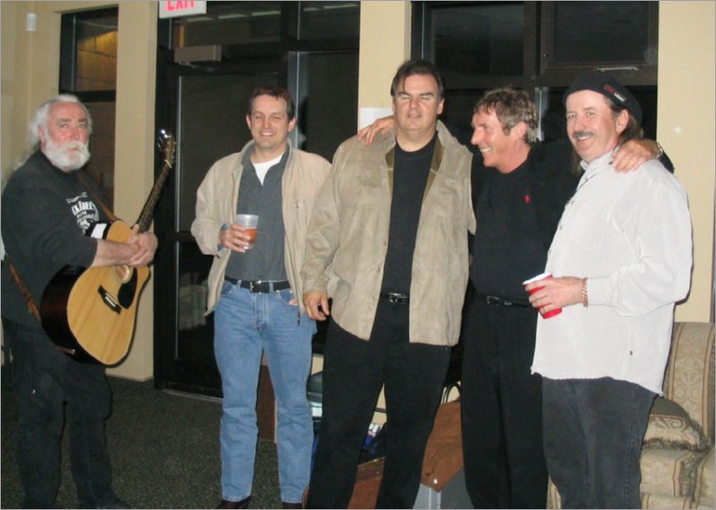 Charlie Ward, James Logan, Bruce Dixon, Wayne Nicholson & Matt